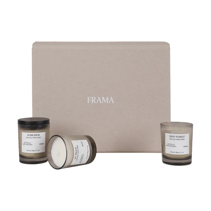 FRAMA scented candle gift set - 3 pieces - FRAMA