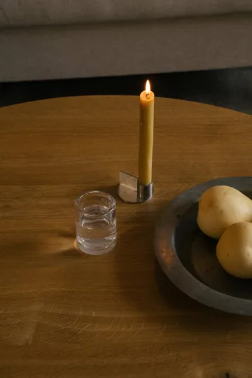 Fundament candle holder - Mould 1, stainless steel, 6x6x3 cm - FRAMA