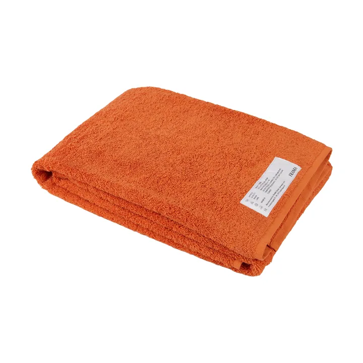 Heavy Towel bath towel 140x70 cm - Burnt orange (orange) - FRAMA
