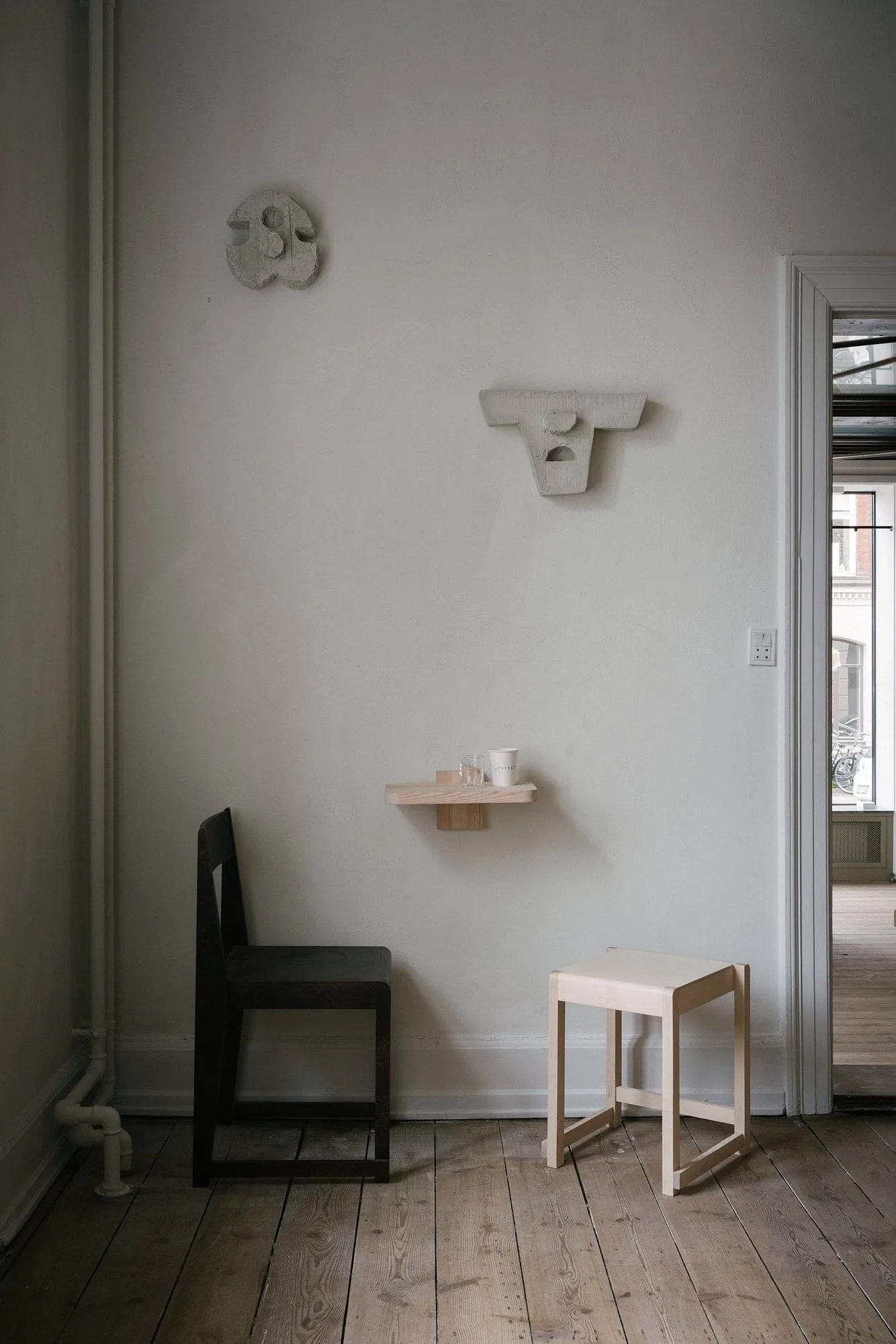 Low Stool 01 stool, Birch FRAMA