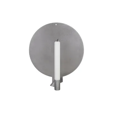 Ornament wall candle holder - Stainless steel, round, 28,2 cm - FRAMA