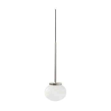 Ovoid Pendant Light Single pendant light - Stainless steel, opal glass - FRAMA