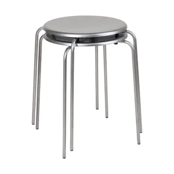 Petit Rond round stool - Stainless steel - FRAMA