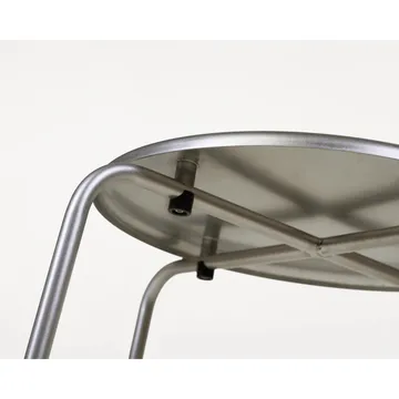 Petit Rond round stool - Stainless steel - FRAMA