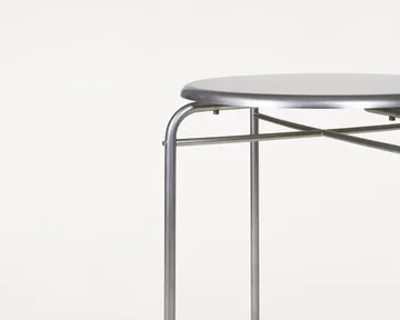 Petit Rond table - Stainless steel, Ø65x73 cm - FRAMA