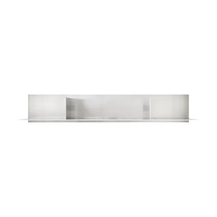 Rivet Shelf wall shelf - Aluminium, large, 119x20,6x22,5 cm - FRAMA