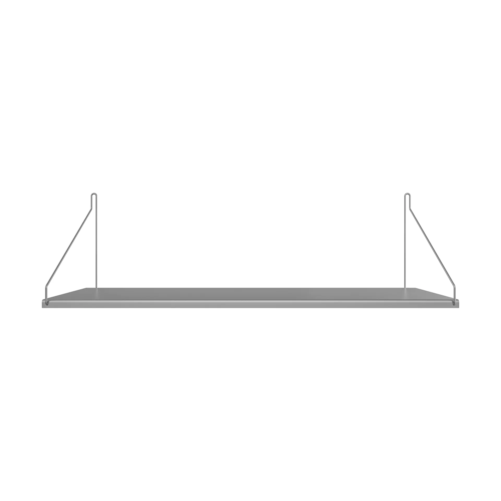 Single Shelf wall shelf, Stainless steel, 80x27 cm FRAMA
