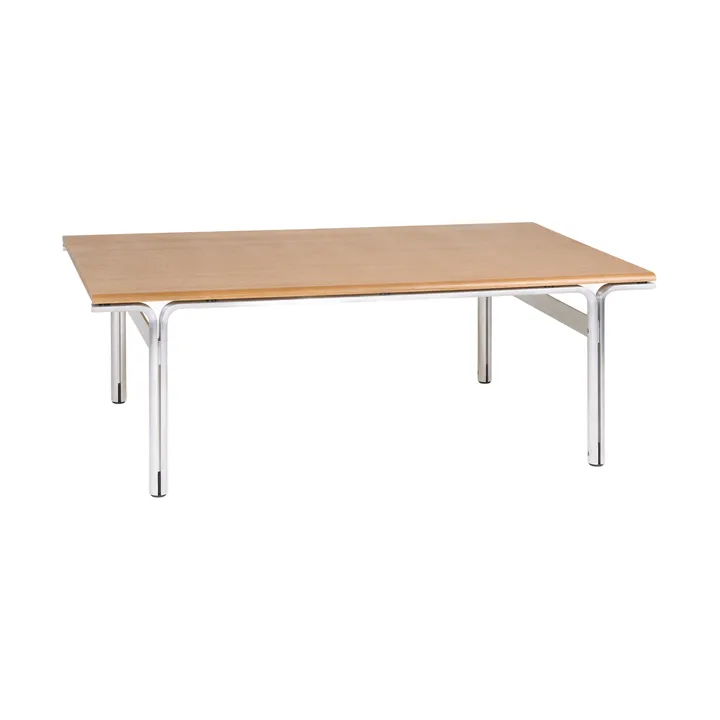 Union coffee table - Aluminium-warm brown ash, 97x60x34,5 cm - FRAMA