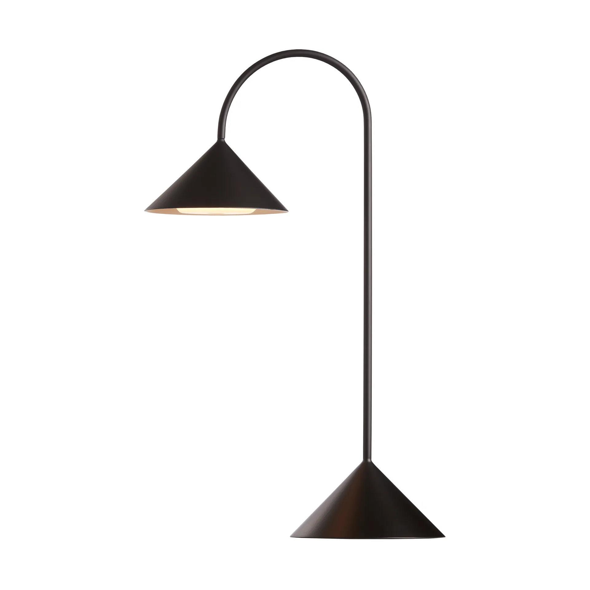 Grasp portable table lamp, Matt Black, 47 cm Frandsen