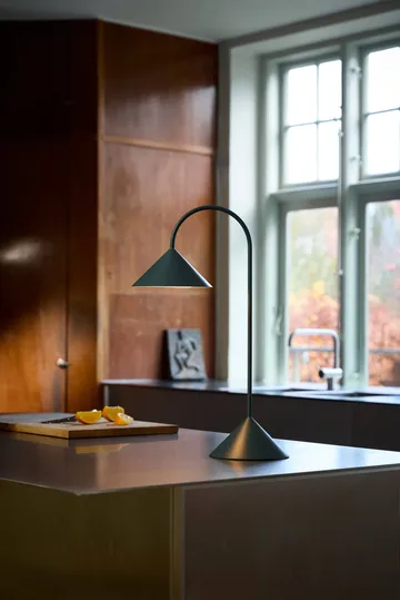 Grasp portable table lamp - Matt petroleum, 47 cm - Frandsen