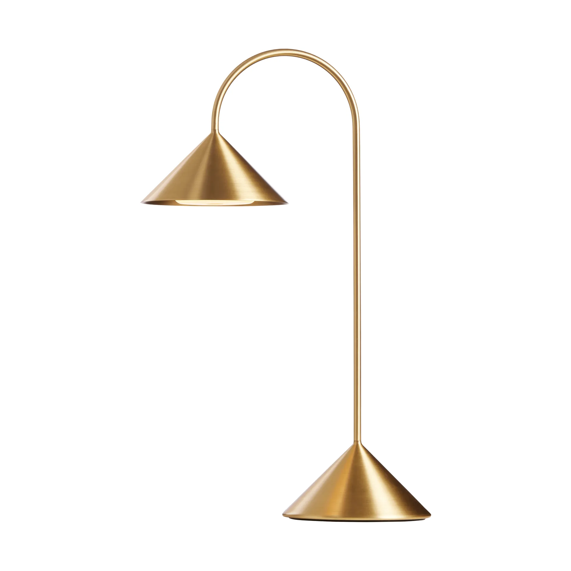 Grasp portable table lamp, Solid brass, 47 cm Frandsen