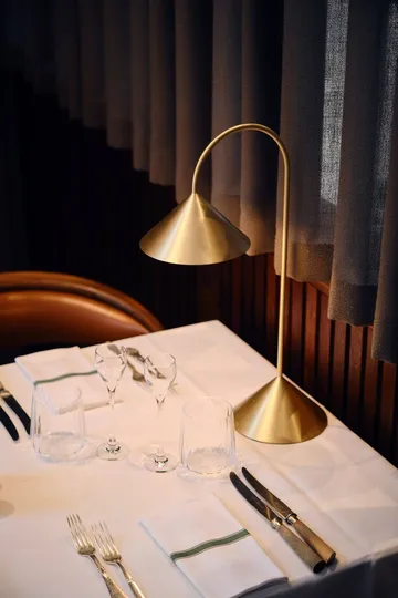 Grasp portable table lamp - Solid brass, 47 cm - Frandsen