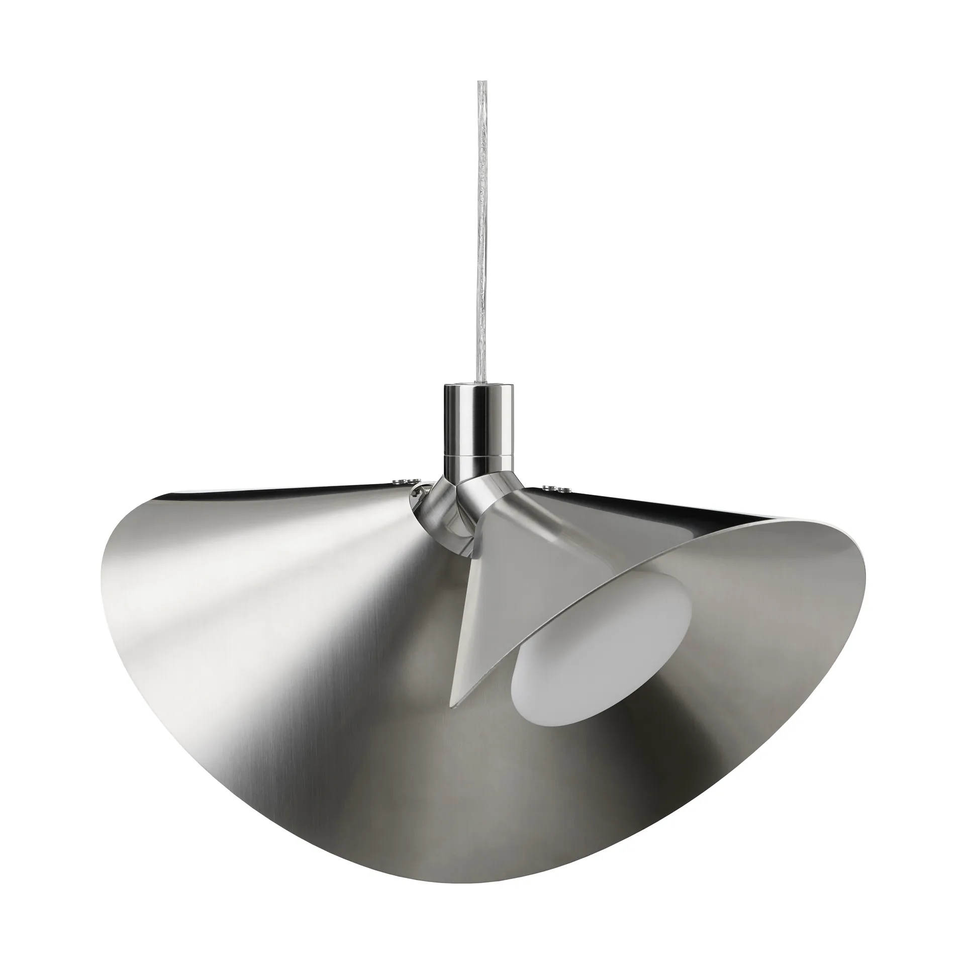 Peel pendant lamp, Brushed stainless steel Frandsen