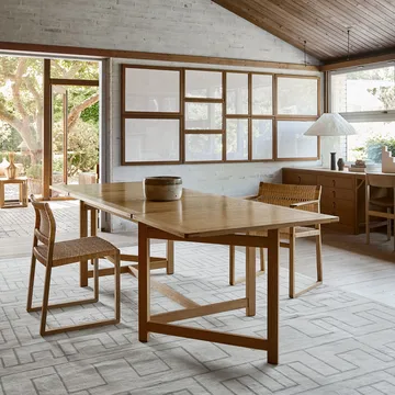 BM61 chair - Rattan oiled oak frame - Fredericia Furniture