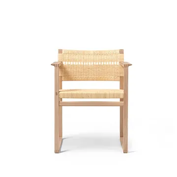 BM62 armchair - Wicker lacquered oak frame - Fredericia Furniture