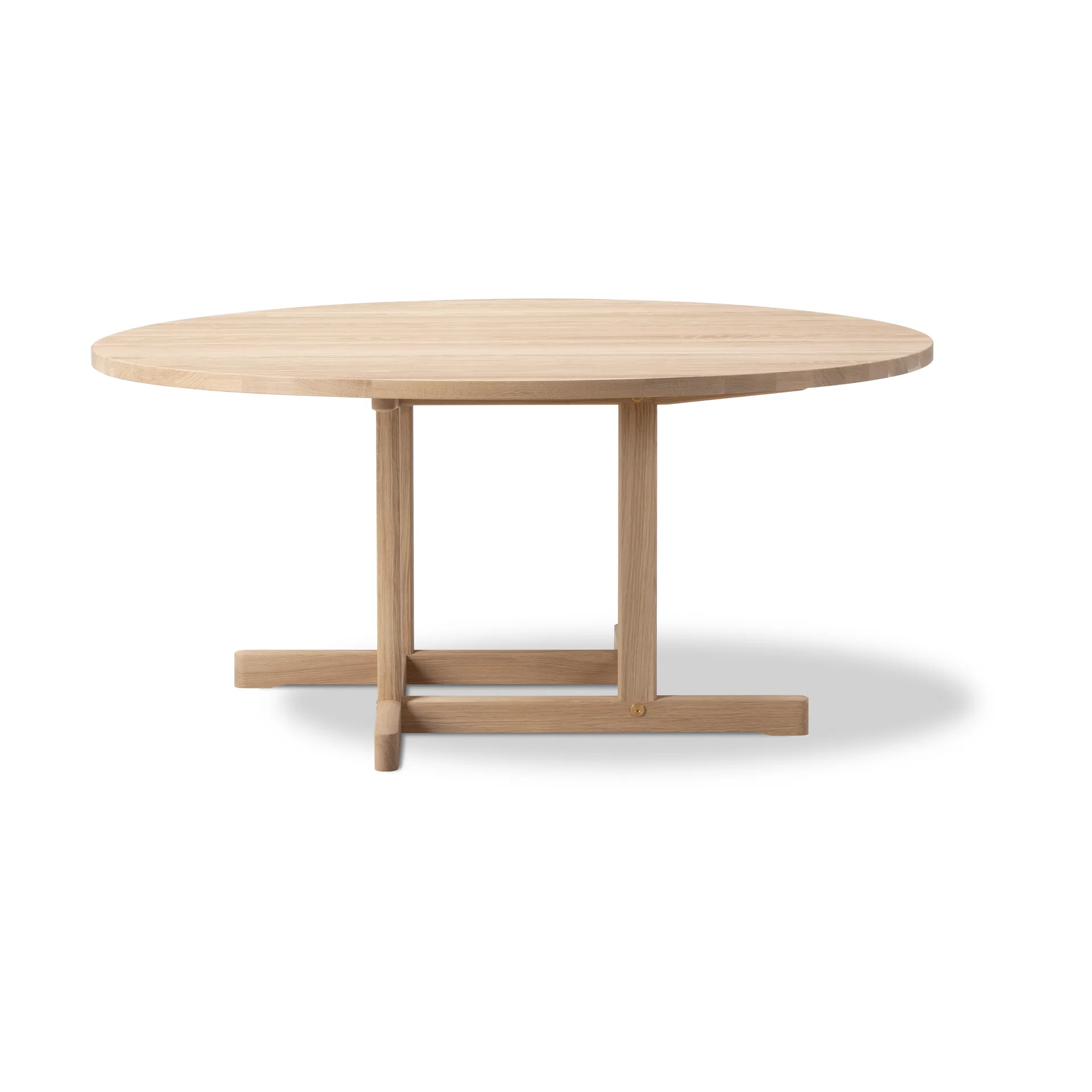 BM80 Mogensen Coffee Table coffee table Ø120 cm, Soaped oak Fredericia Furniture