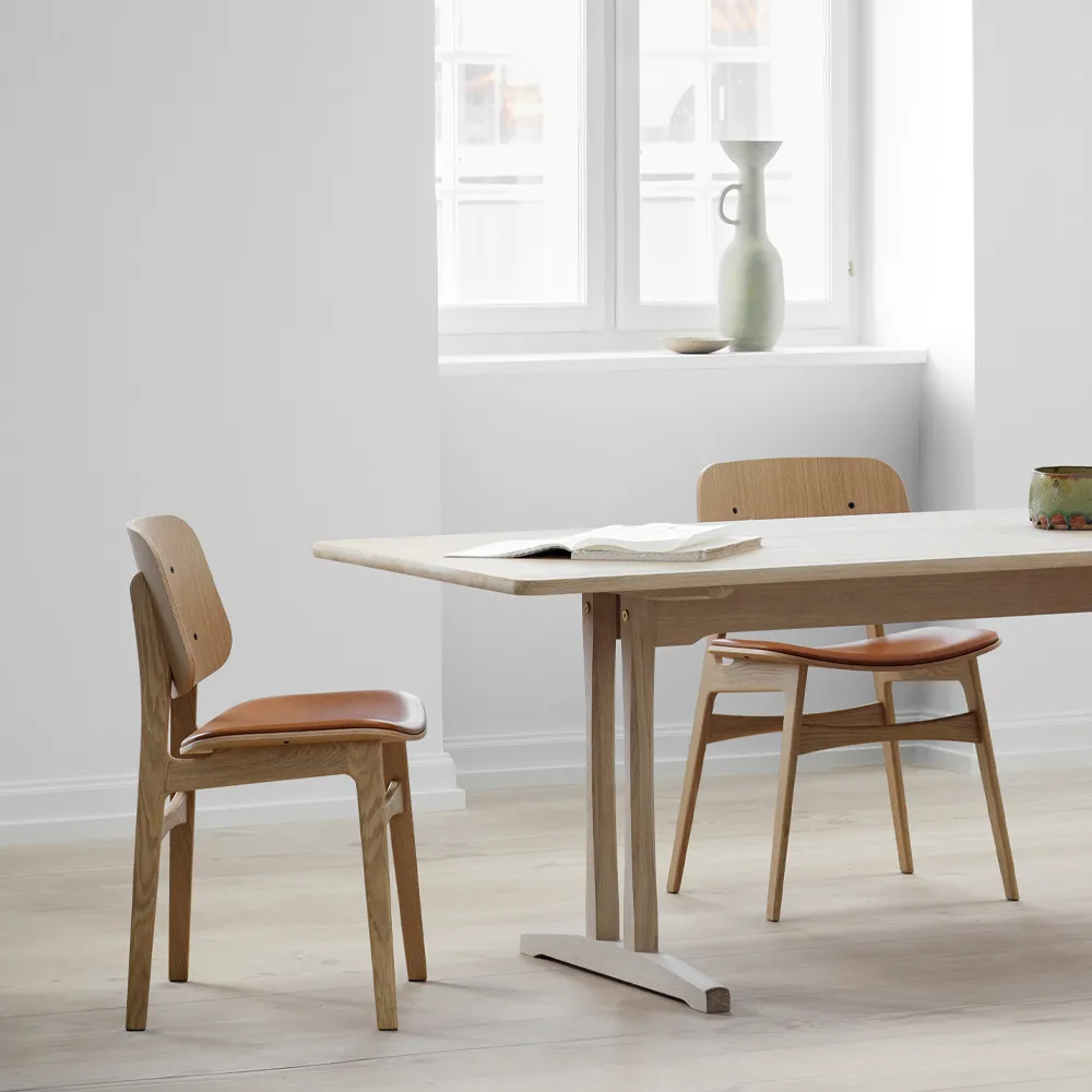 C18 Shaker Table dining table, Soap-treated oak, 180x90cm Fredericia Furniture