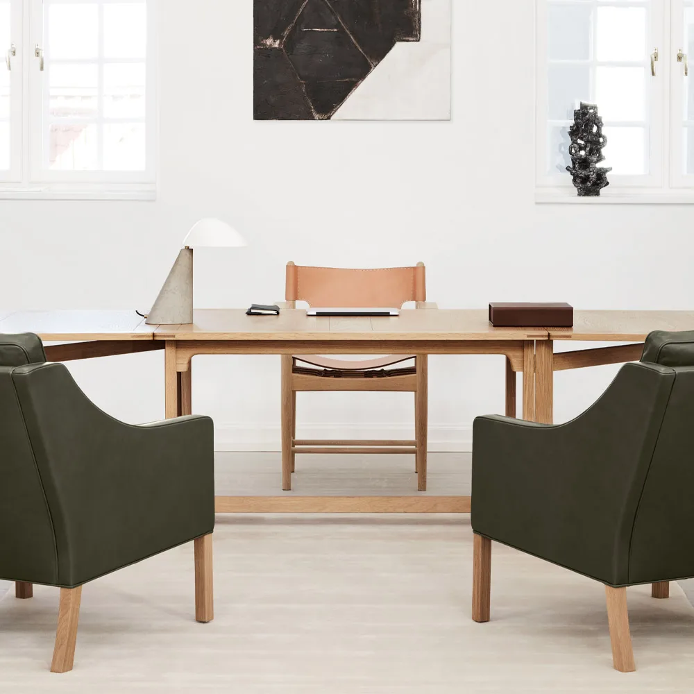 Fellow table lamp, White-dark atlantico limestone Fredericia Furniture