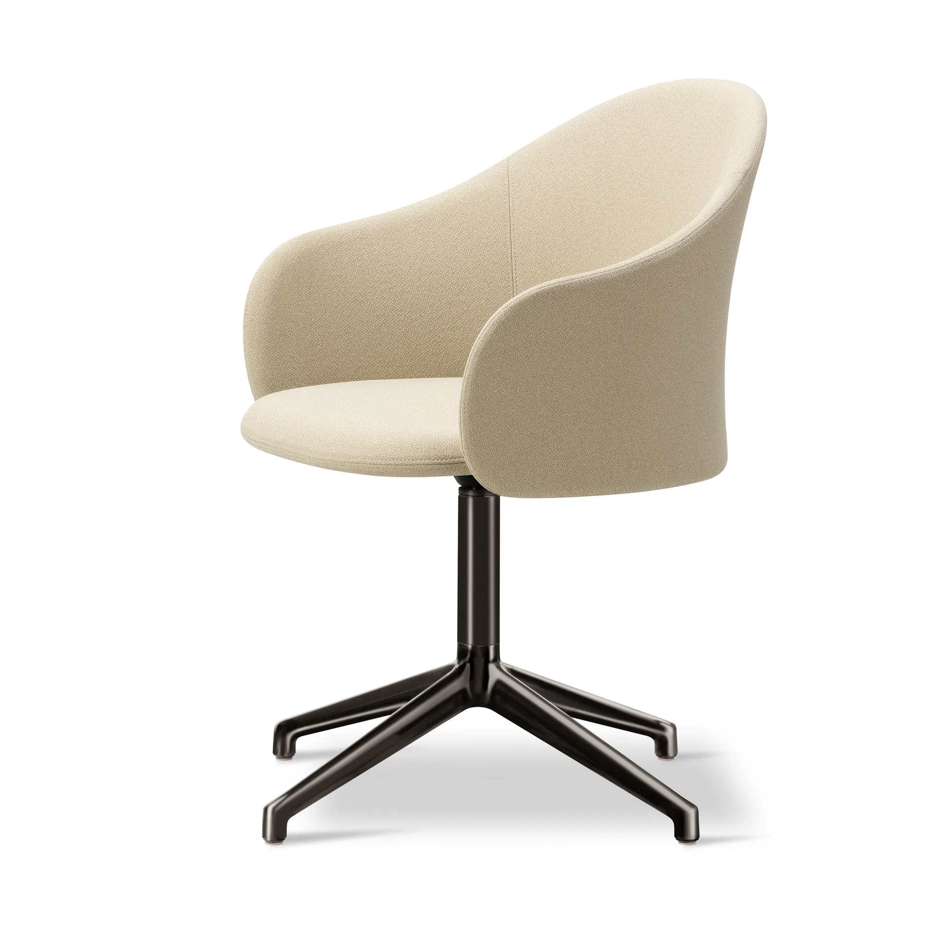 Gomo Armchair armchair swivel base 4-star, Mylla 221-flint Fredericia Furniture