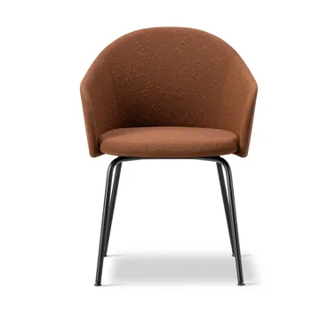 Gomo Armchair armchair tube base - Myr 362-black - Fredericia Furniture