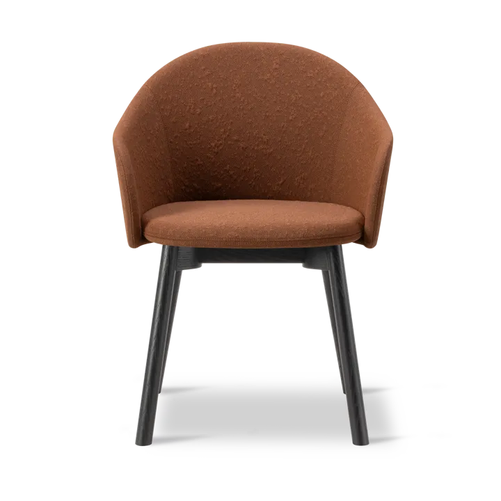 Gomo Armchair armchair wood base - Myr 362 - black lacquered oak - Fredericia Furniture