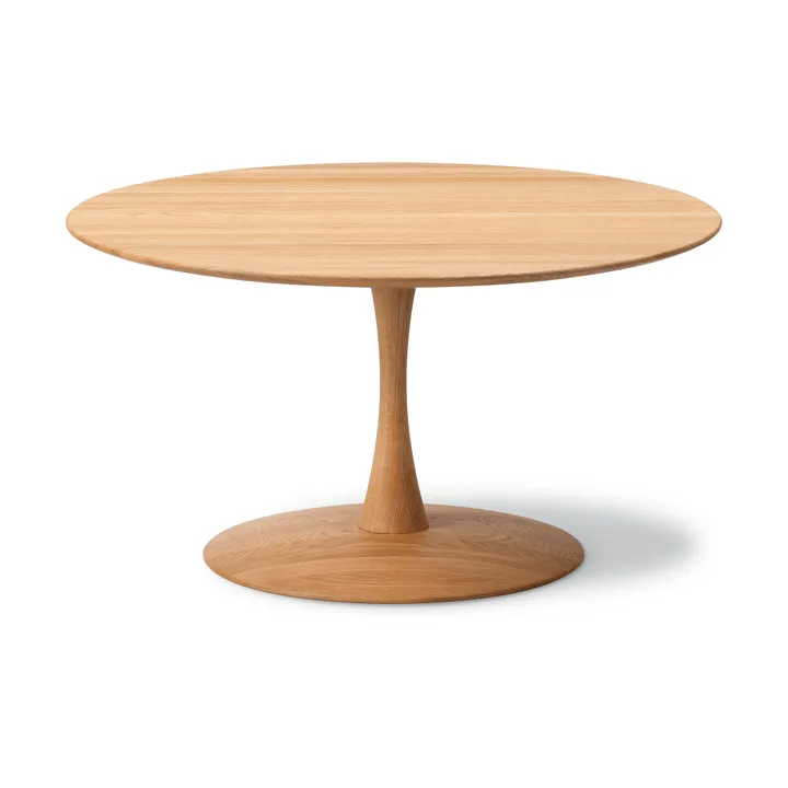 ND114 Trisse coffee table - Oiled oak, Ø90x48 cm - Fredericia Furniture
