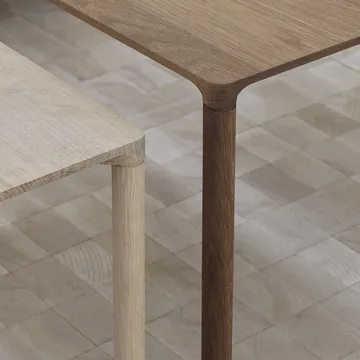 Piloti 6725 side table - Light oiled oak-height 41 cm - Fredericia Furniture