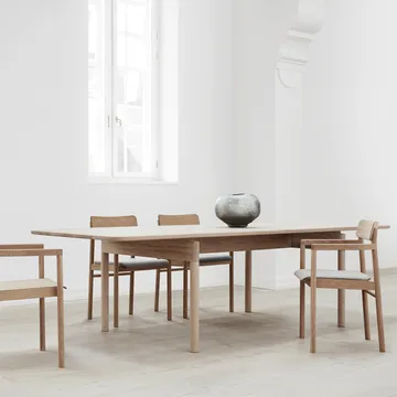 Post 6438 dining table - Soaped oak, 100x225 cm - Fredericia Furniture
