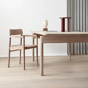 Post 6442 dining table - Soaped oak, 100x320 cm - Fredericia Furniture