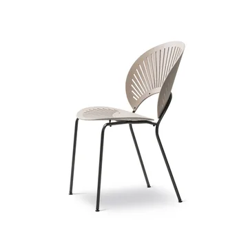 Trinidad 3398 chair - Stained light grey oak-Flint - Fredericia Furniture