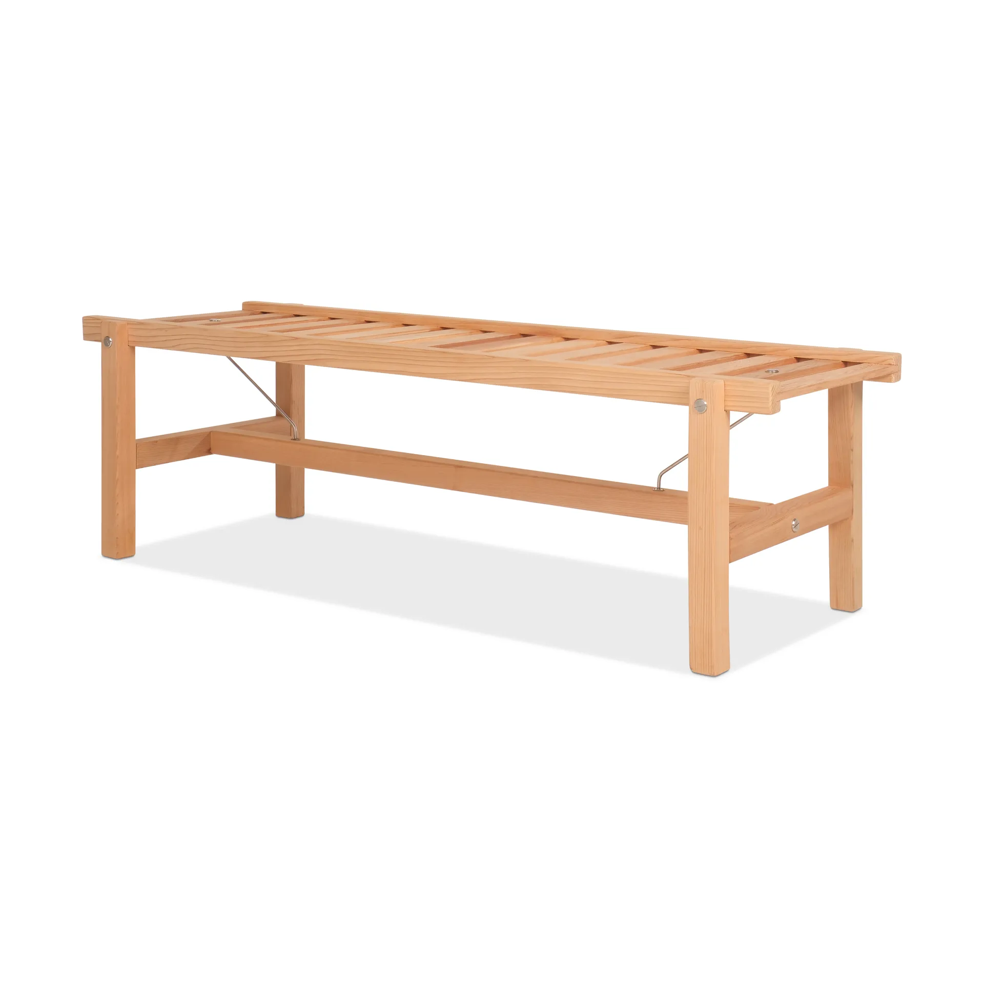 45 bench, Redwood, 135 cm Fri Form