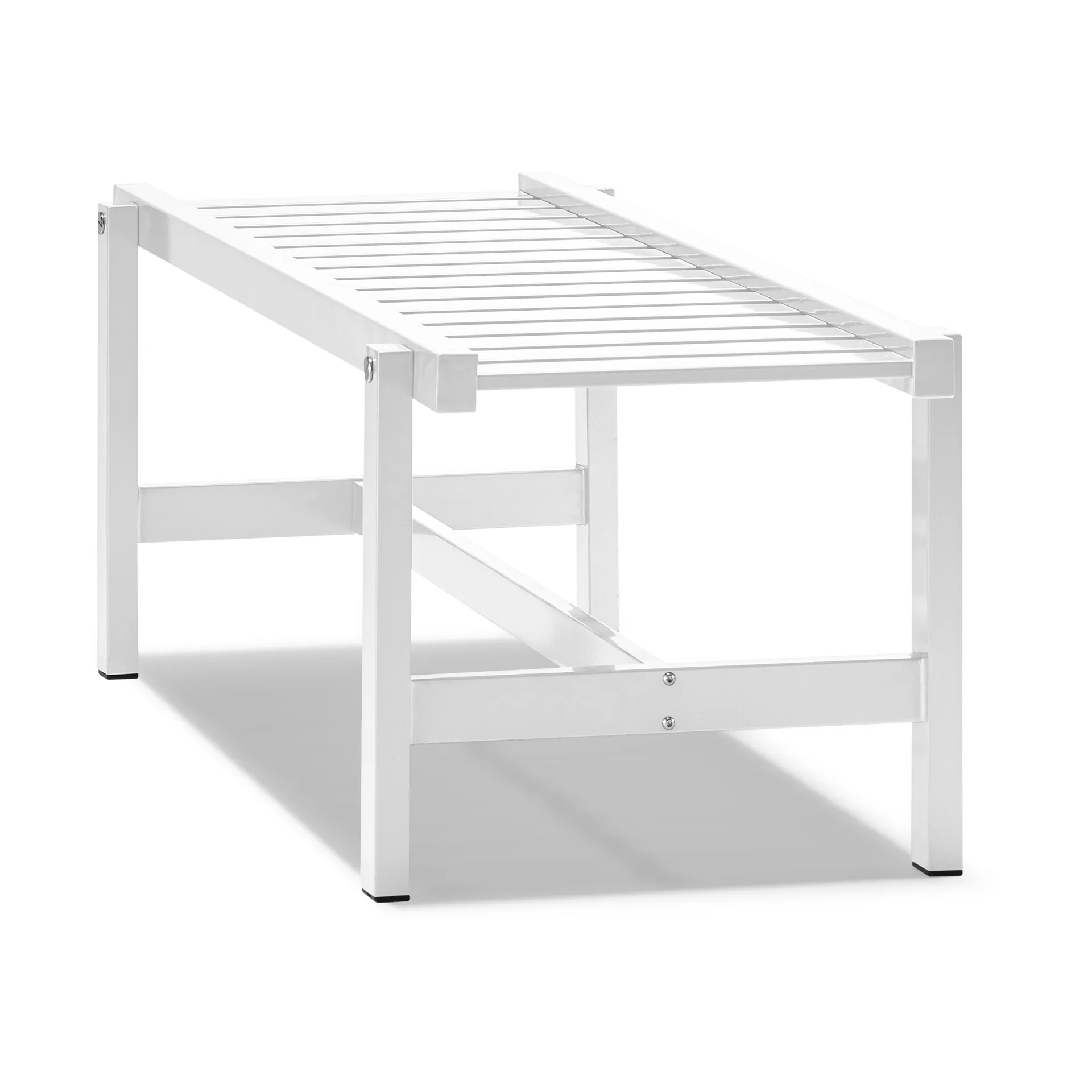 45 bench, White, 135 cm Fri Form