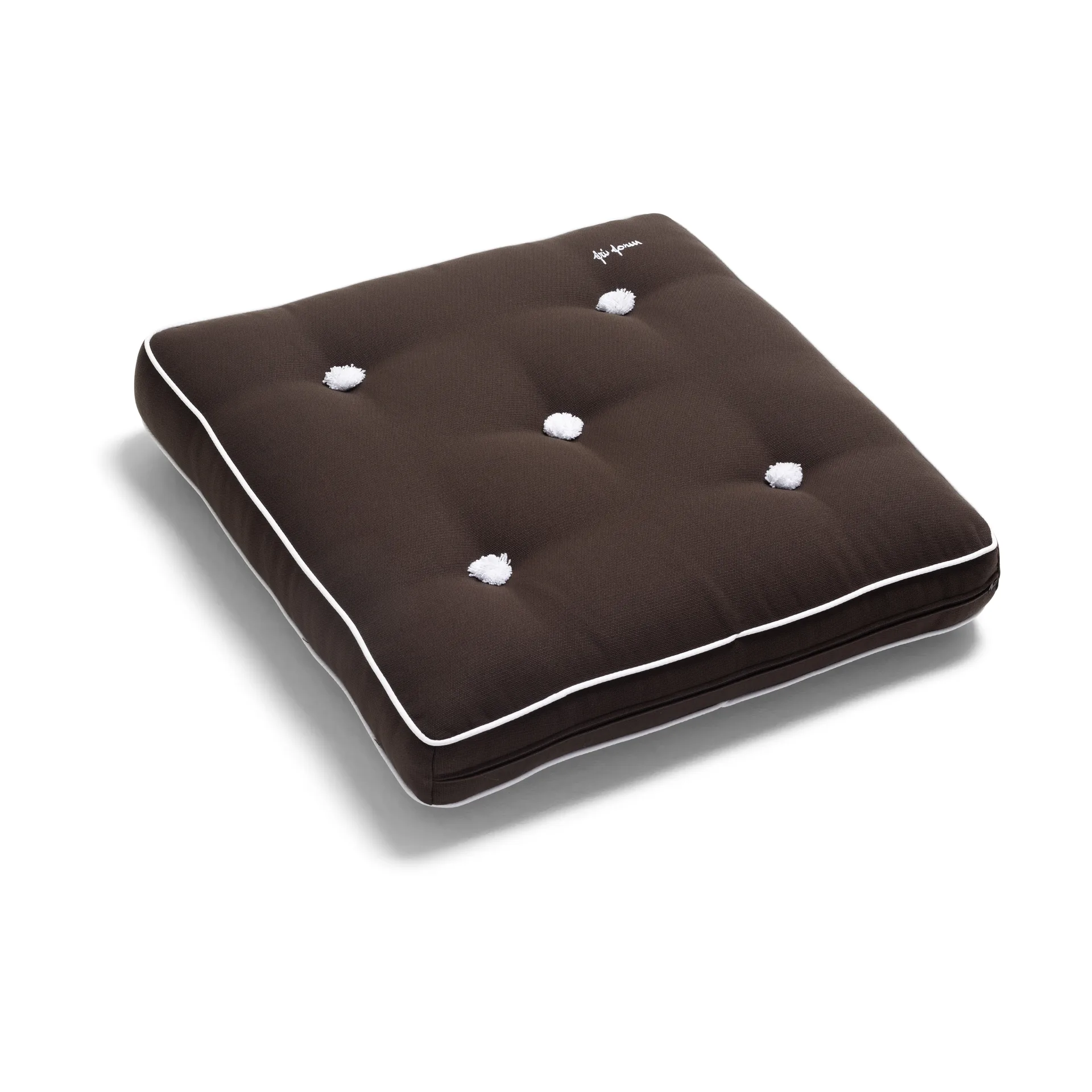 55 cushion, Brown, 55x55 cm Fri Form