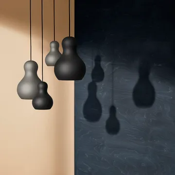 Calabash P2 pendant lamp matte - grey meteor - Fritz Hansen