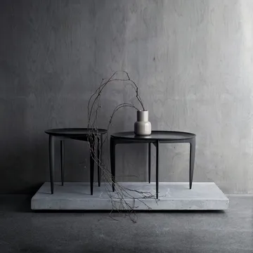 Foldable Tray Table Ø60 cm - Black - Fritz Hansen