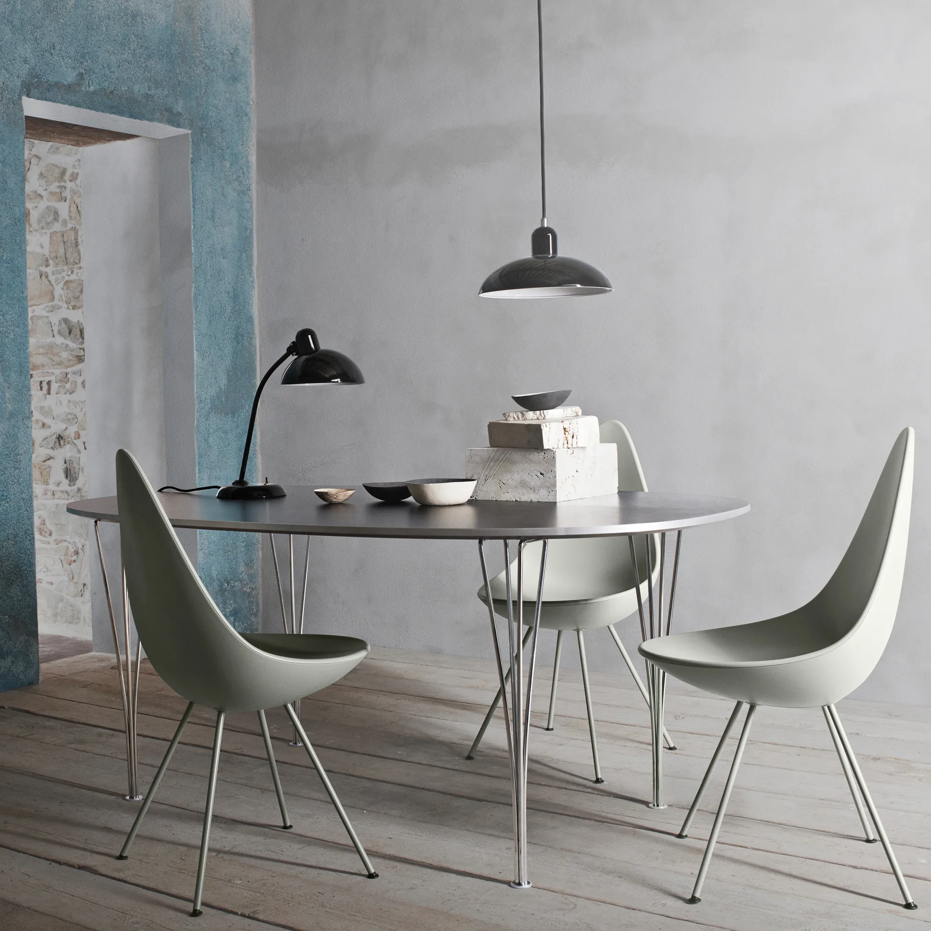 Kaiser Idell 6631-P pendant light, Black Fritz Hansen