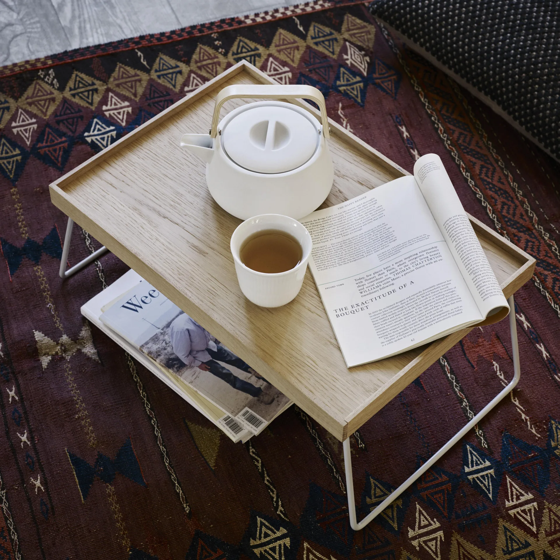 Nomad bed tray, oak Fritz Hansen
