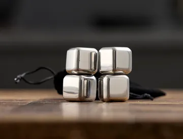 Funktion whiskey stones 4-pack - Stainless steel - Funktion