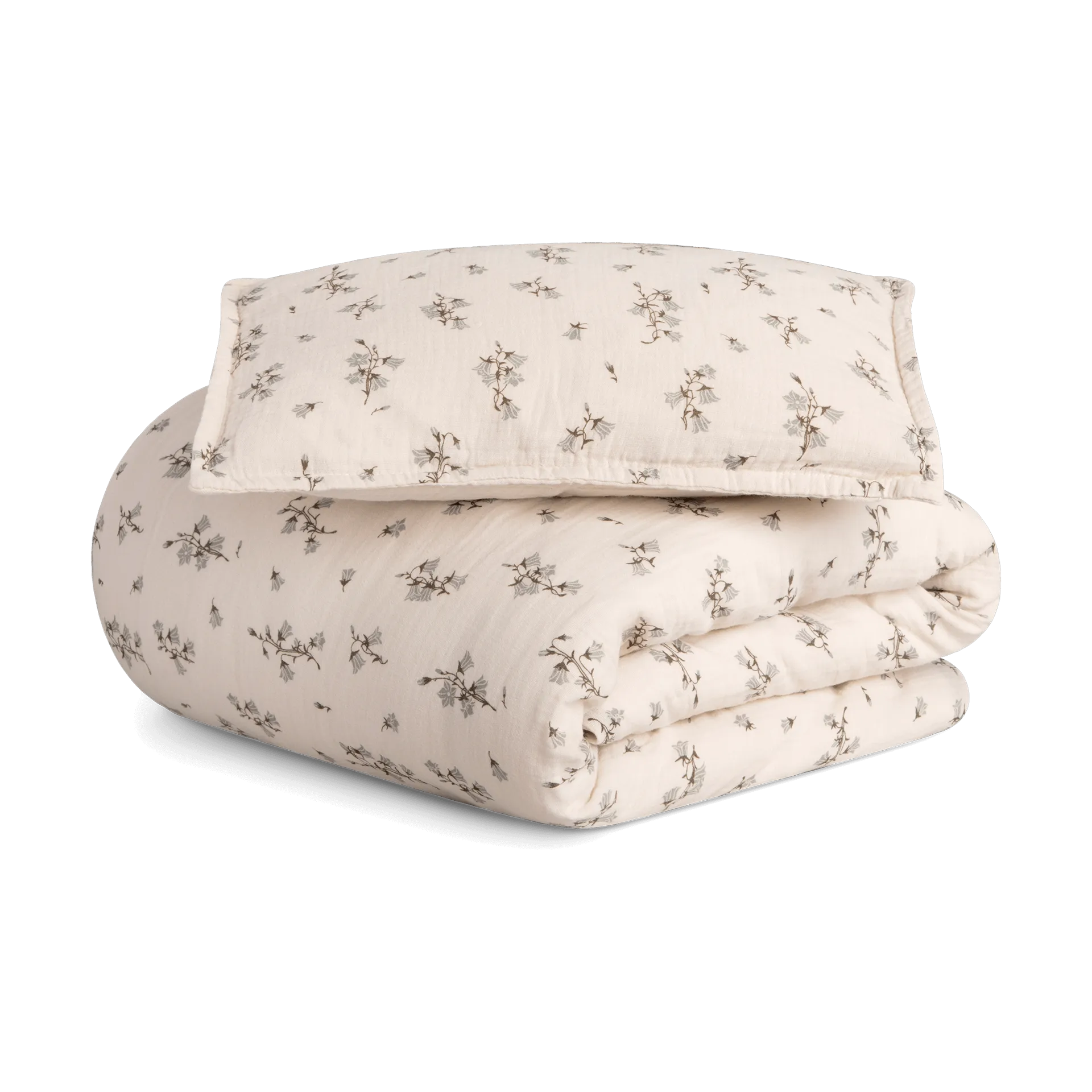 Bluebell Muslin bed set baby, 70x100 cm/40x45 cm Garbo&Friends