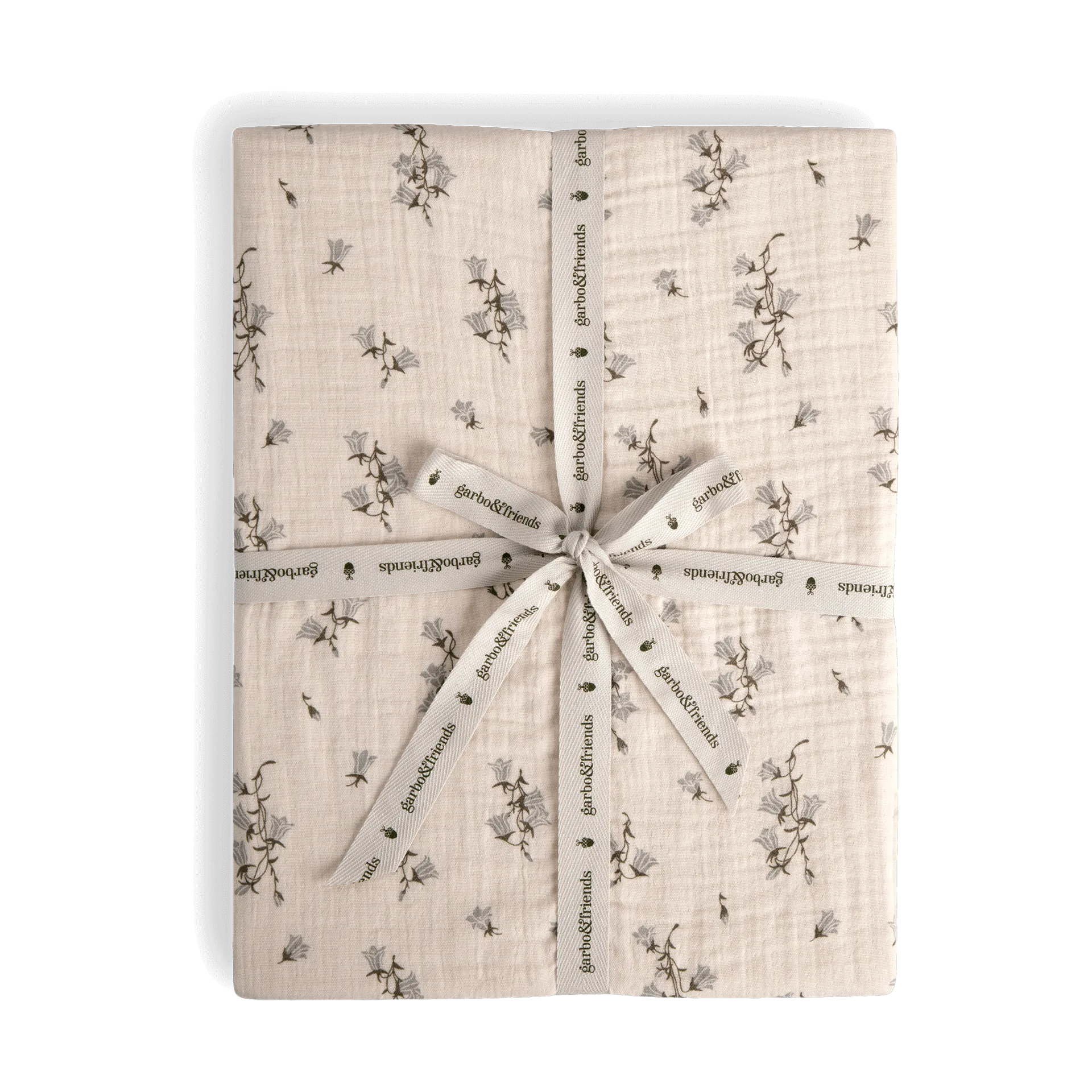 Bluebell Muslin fitted sheet, 60x120x20 cm Garbo&Friends