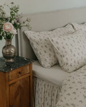 Bluebell Muslin pillowcase - 80x80 cm - Garbo&Friends