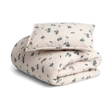 Blueberry Muslin bed set baby - 70x100 cm/40x45 cm - Garbo&Friends