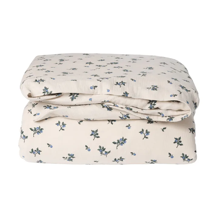 Blueberry muslin duvet cover - 150x210 cm - Garbo&Friends