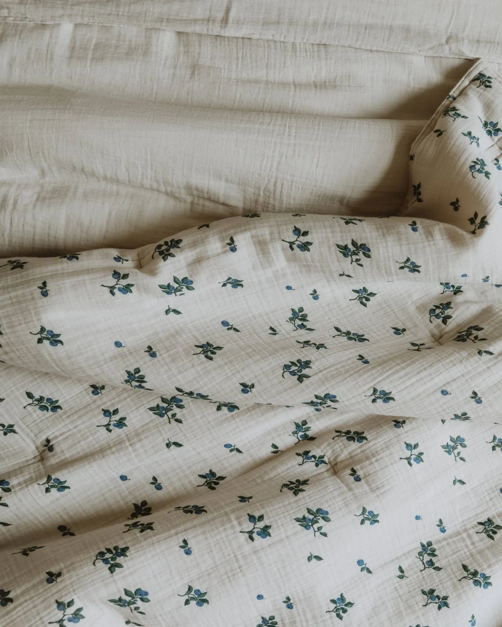 Blueberry muslin duvet cover, 150x210 cm Garbo&Friends