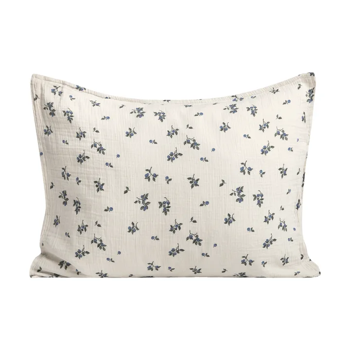 Blueberry Muslin pillowcase - 80x80 cm - Garbo&Friends