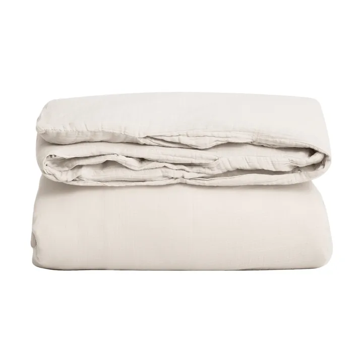 Eggshell Muslin duvet cover - 150x210 cm - Garbo&Friends