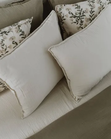 Eggshell Muslin pillowcase - 80x80 cm - Garbo&Friends