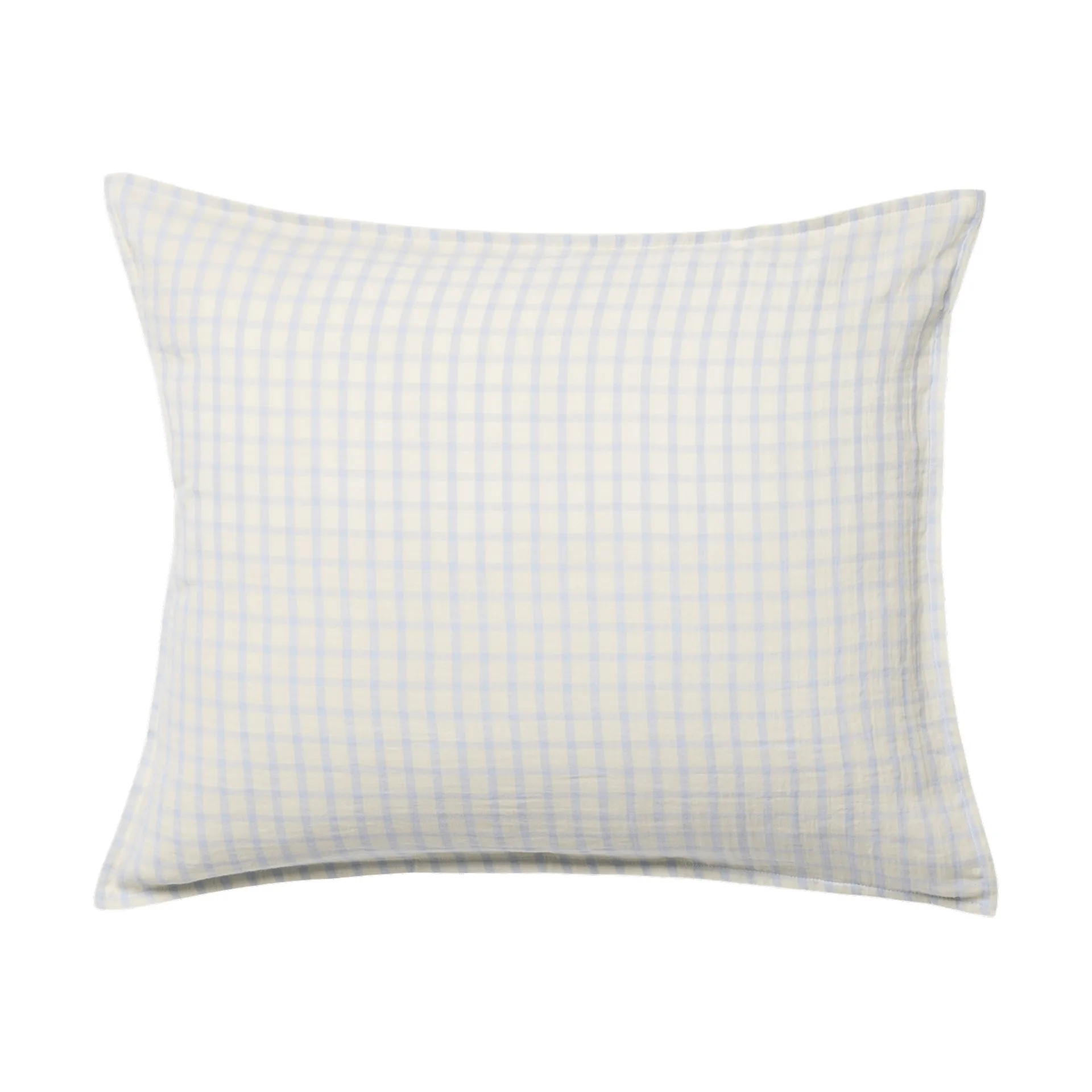 Gingham Sky Blue muslin pillowcase, Sky 50x60 cm Garbo&Friends