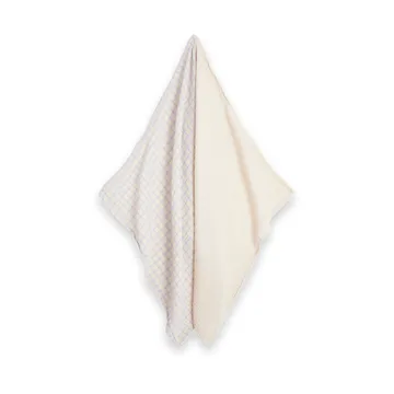 Gingham Sky Blue Muslin small blanket 2 parts - 60x60 cm - Garbo&Friends