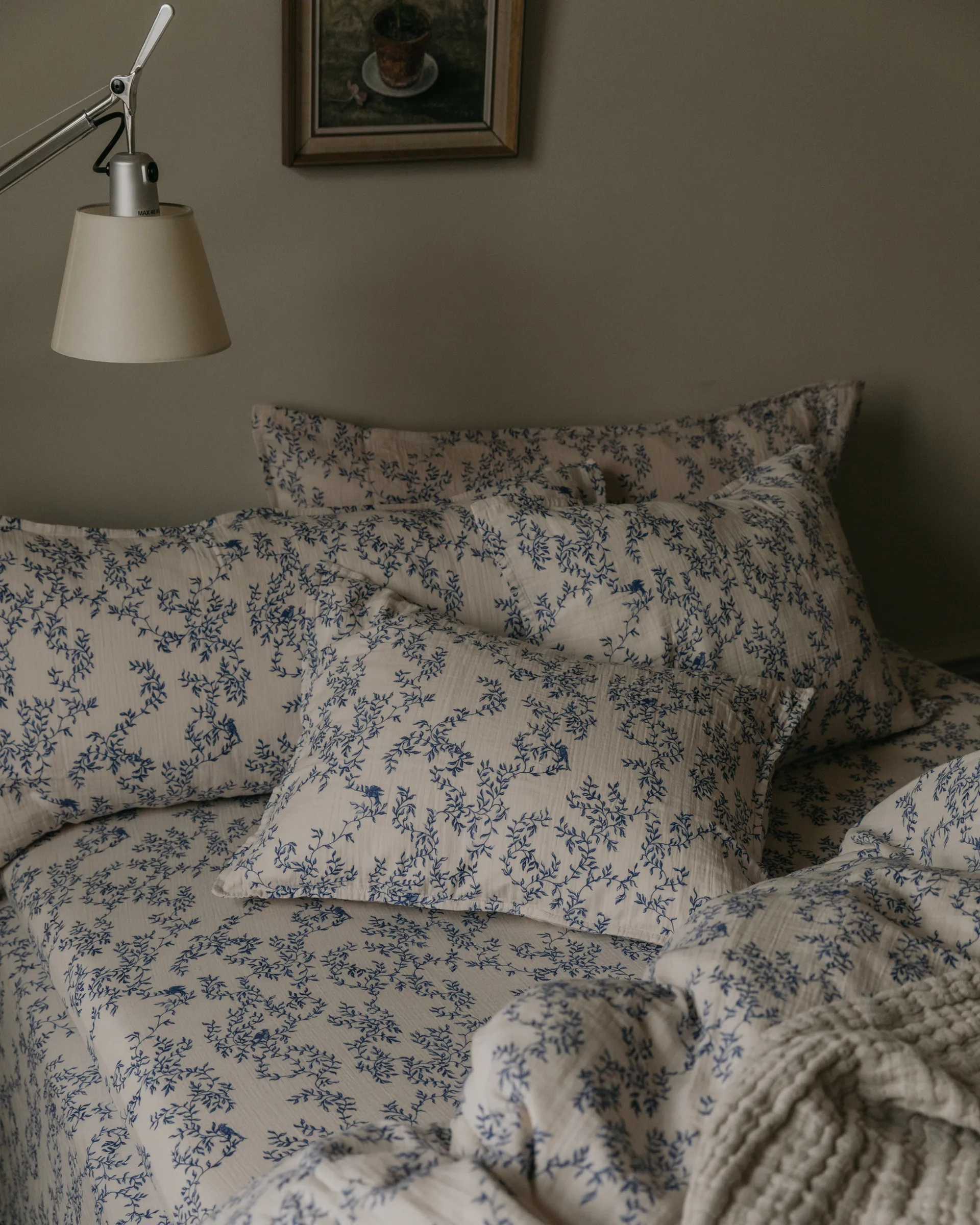 Jardim Muslin pillowcase, 50x75 cm Garbo&Friends